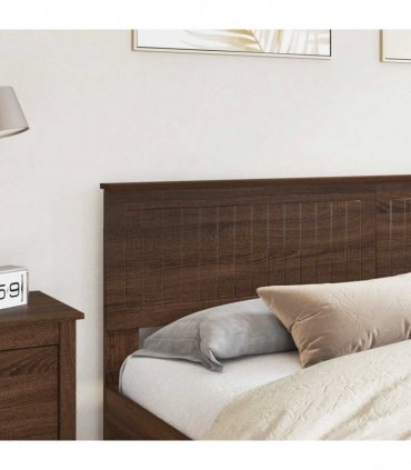 vidaXL Headboard Brown Oak Engineered wood