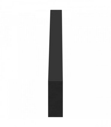 vidaXL Furniture Feet 12 pcs Black 796 x 40.5 x 100 mm Iron
