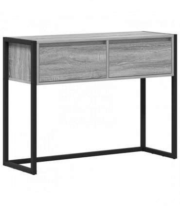 vidaXL End Table Grey Sonoma 100 x 36 x 75 cm Engineered Wood