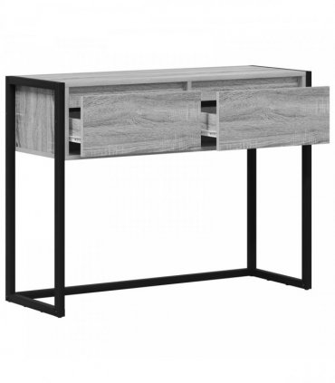 vidaXL End Table Grey Sonoma 100 x 36 x 75 cm Engineered Wood