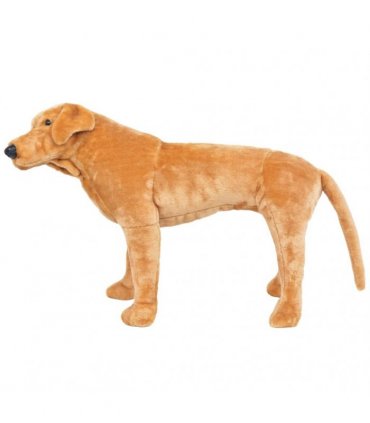 vidaXL Standing Plush Toy Labrador Dog Light Brown XXL