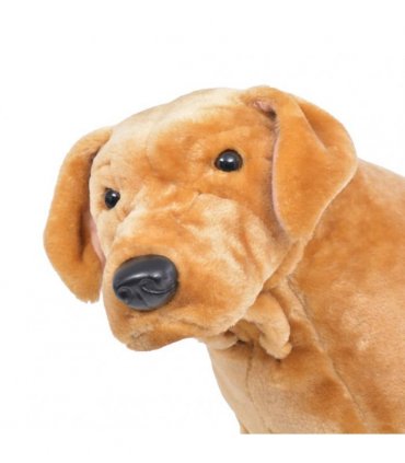 vidaXL Standing Plush Toy Labrador Dog Light Brown XXL
