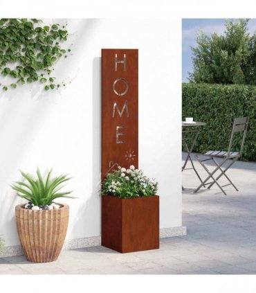 vidaXL Garden Privacy Screen Rusty 32 x 32 x 150 cm Weathering steel