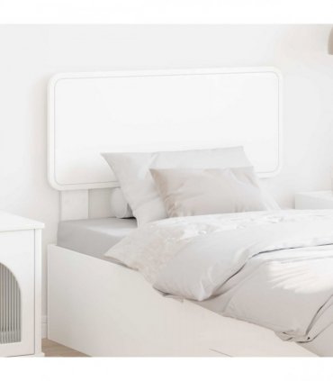 vidaXL Headboard White Engineered wood