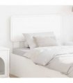vidaXL Headboard White Engineered wood