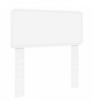 vidaXL Headboard White Engineered wood
