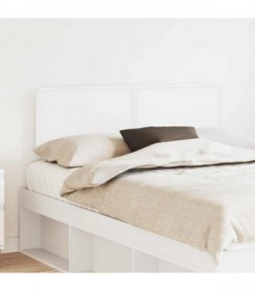 vidaXL Headboard White Engineered wood