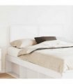vidaXL Headboard White Engineered wood