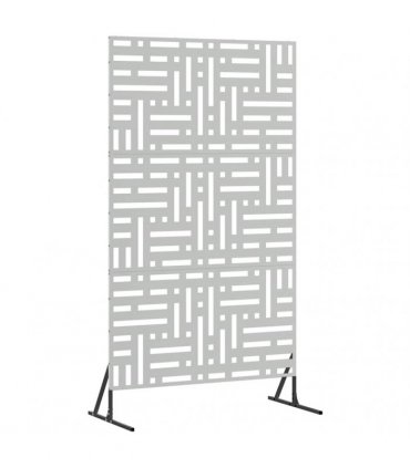 vidaXL Privacy Screen 100 x 50 x 180 cm Galvanised Steel Silver