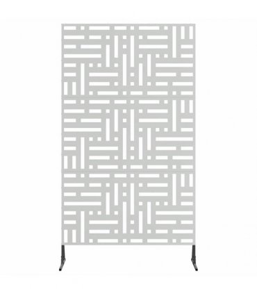 vidaXL Privacy Screen 100 x 50 x 180 cm Galvanised Steel Silver