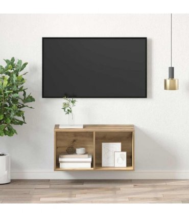 vidaXL TV Cabinet Set Artisan Oak 37 x 37 x 72 cm Engineered Wood