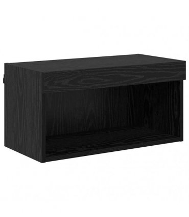 vidaXL TV Cabinet Set Black Oak 60 x 30 x 30 cm Engineered Wood
