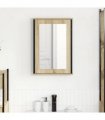 vidaXL Mirror Cabinet Sonoma Oak 42 x 12 x 60 cm Engineered Wood