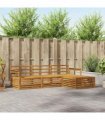vidaXL Outdoor Sofa Set Natural 249.5 x 162.5 x 73 cm