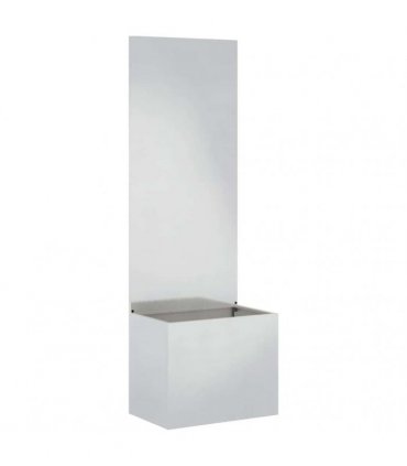 vidaXL Garden Privacy Screen Sliver 50 x 32 x 150 cm Stainless steel