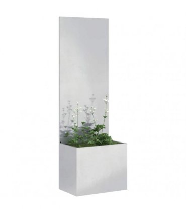 vidaXL Garden Privacy Screen Sliver 50 x 32 x 150 cm Stainless steel