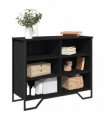 vidaXL Sideboard Black 91x35.5x74.5 cm Engineered Wood