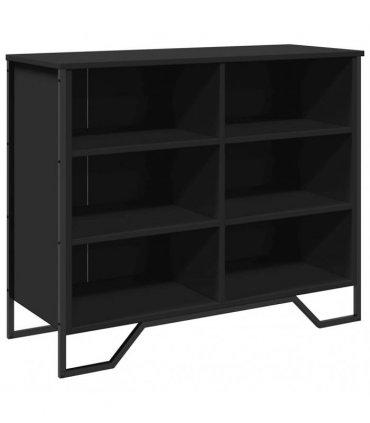 vidaXL Sideboard Black 91x35.5x74.5 cm Engineered Wood
