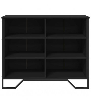 vidaXL Sideboard Black 91x35.5x74.5 cm Engineered Wood