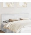 vidaXL Headboard Gloss White Engineered wood