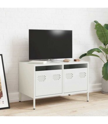 vidaXL TV Cabinet White 68x39x43.5 cm Cold-rolled Steel
