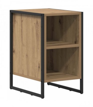vidaXL Bedside Table Artisian Oak 39.5 x 30 x 50 cm Engineered Wood