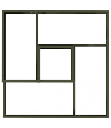 vidaXL Garden Planter Olive Green 60 x 60 x 50 cm Cold-rolled Steel