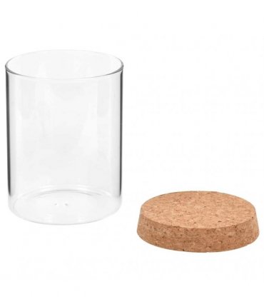 vidaXL Storage Glass Jars with Cork Lid 6 pcs 650 ml