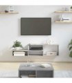 vidaXL Wall TV Stand 120 x 25 x 28.5 cm Engineered Wood
