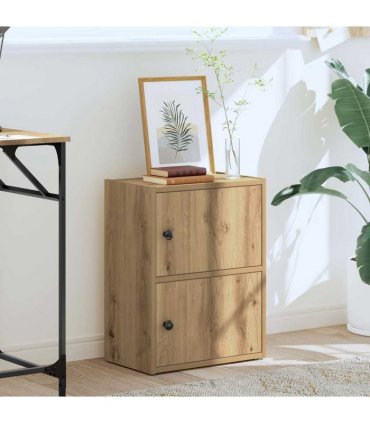vidaXL Bookcase Artisan Oak 40x24x52 cm Engineered Wood