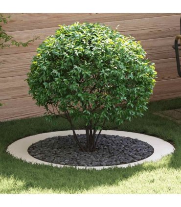 vidaXL suitable for Flat Tree Rings 5 pcs White Ø90 / 120 cm Steel