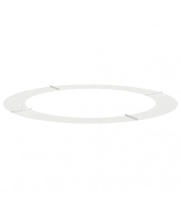 vidaXL suitable for Flat Tree Rings 5 pcs White Ø90 / 120 cm Steel