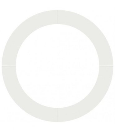 vidaXL suitable for Flat Tree Rings 5 pcs White Ø90 / 120 cm Steel