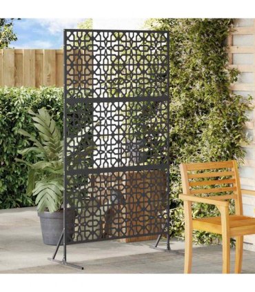 vidaXL Privacy Screen 100 x 50 x 180 cm Steel Black