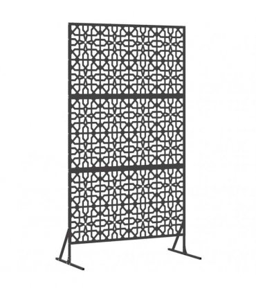 vidaXL Privacy Screen 100 x 50 x 180 cm Steel Black