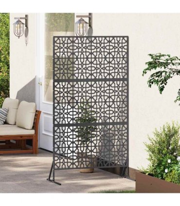 vidaXL Privacy Screen 100 x 50 x 180 cm Steel Black