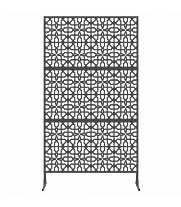 vidaXL Privacy Screen 100 x 50 x 180 cm Steel Black