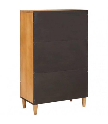 vidaXL Highboard Light brown 60 x 33 x 100 cm Solid mango wood