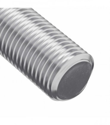 vidaXL Threaded Rod 1000 pcs Silver Steel