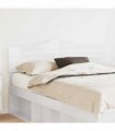 vidaXL Headboard Gloss White Engineered wood