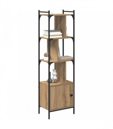 vidaXL Bookcase Artisan Oak 44.5 x 30 x 154.5 cm Engineered Wood