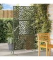 vidaXL Privacy Screen 100 x 50 x 180 cm Steel Olive Green