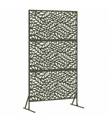vidaXL Privacy Screen 100 x 50 x 180 cm Steel Olive Green