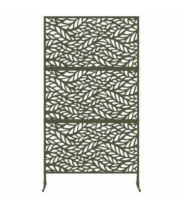 vidaXL Privacy Screen 100 x 50 x 180 cm Steel Olive Green
