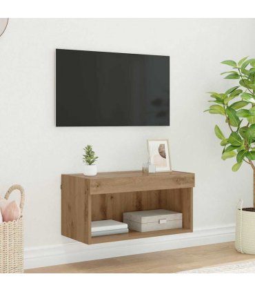 vidaXL TV Cabinet Set Artisan Oak 60 x 30 x 30 cm Engineered Wood