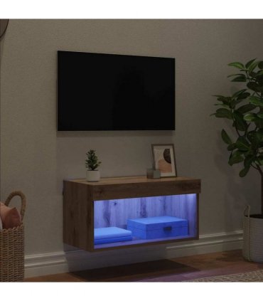 vidaXL TV Cabinet Set Artisan Oak 60 x 30 x 30 cm Engineered Wood