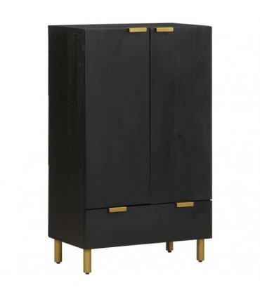 vidaXL Highboard Black 60x33x100 cm Engineered Wood