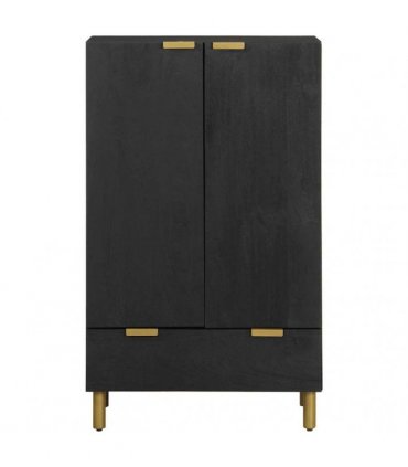 vidaXL Highboard Black 60x33x100 cm Engineered Wood
