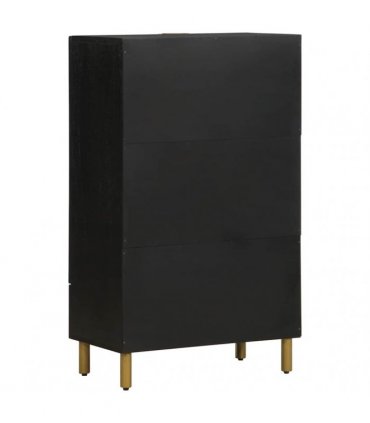 vidaXL Highboard Black 60x33x100 cm Engineered Wood