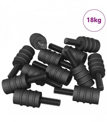vidaXL Standoff Screw 4865 pcs Black M4 Rubber and Steel